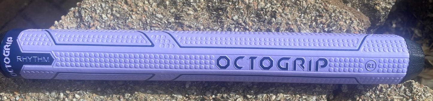 OCTAGON PUTTER GRIP Light Weight Lilac with Blue lines (The Duchess colours)